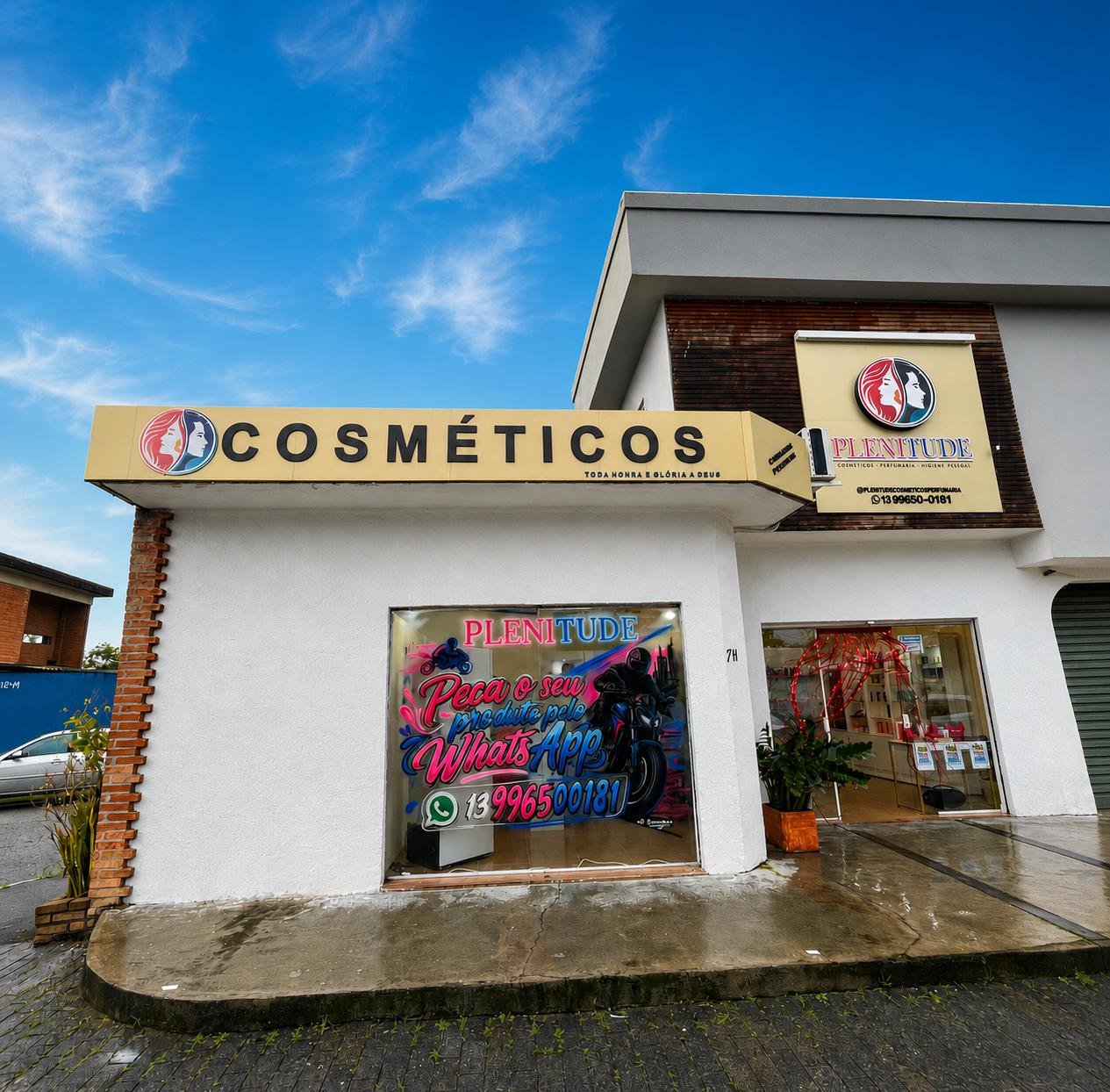 Fachada da Plenitude Cosméticos